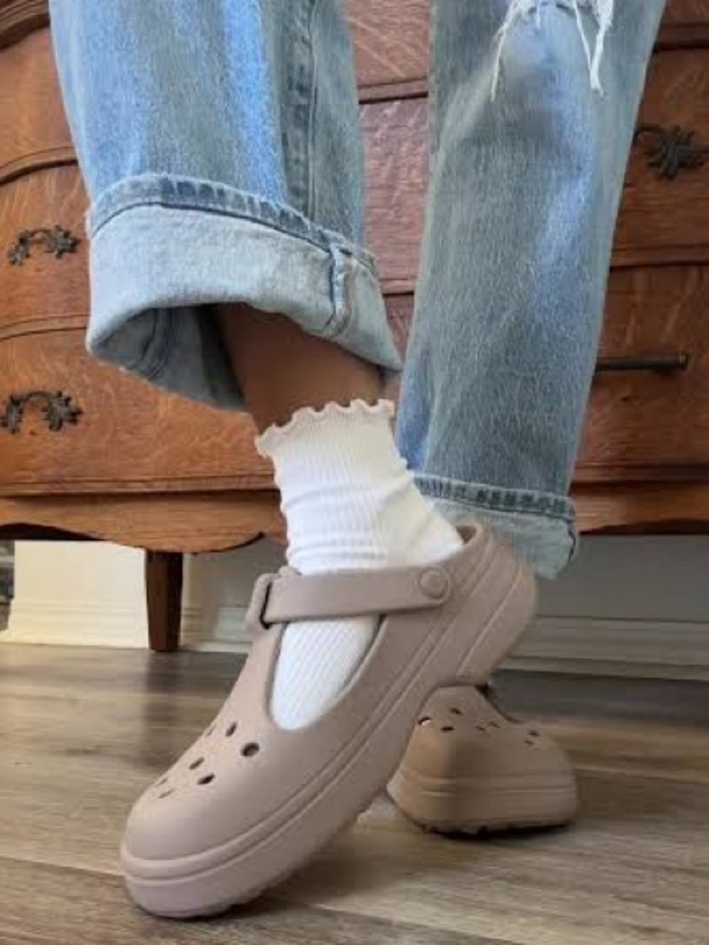 Croc Mary Jane Clogs